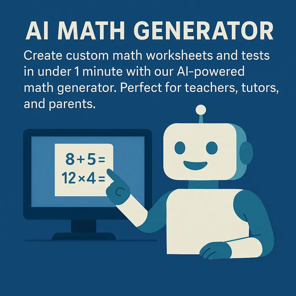 Students using AI math generator