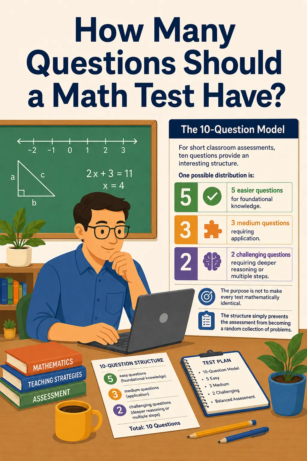 How Many Questions Should a Math Test Have?