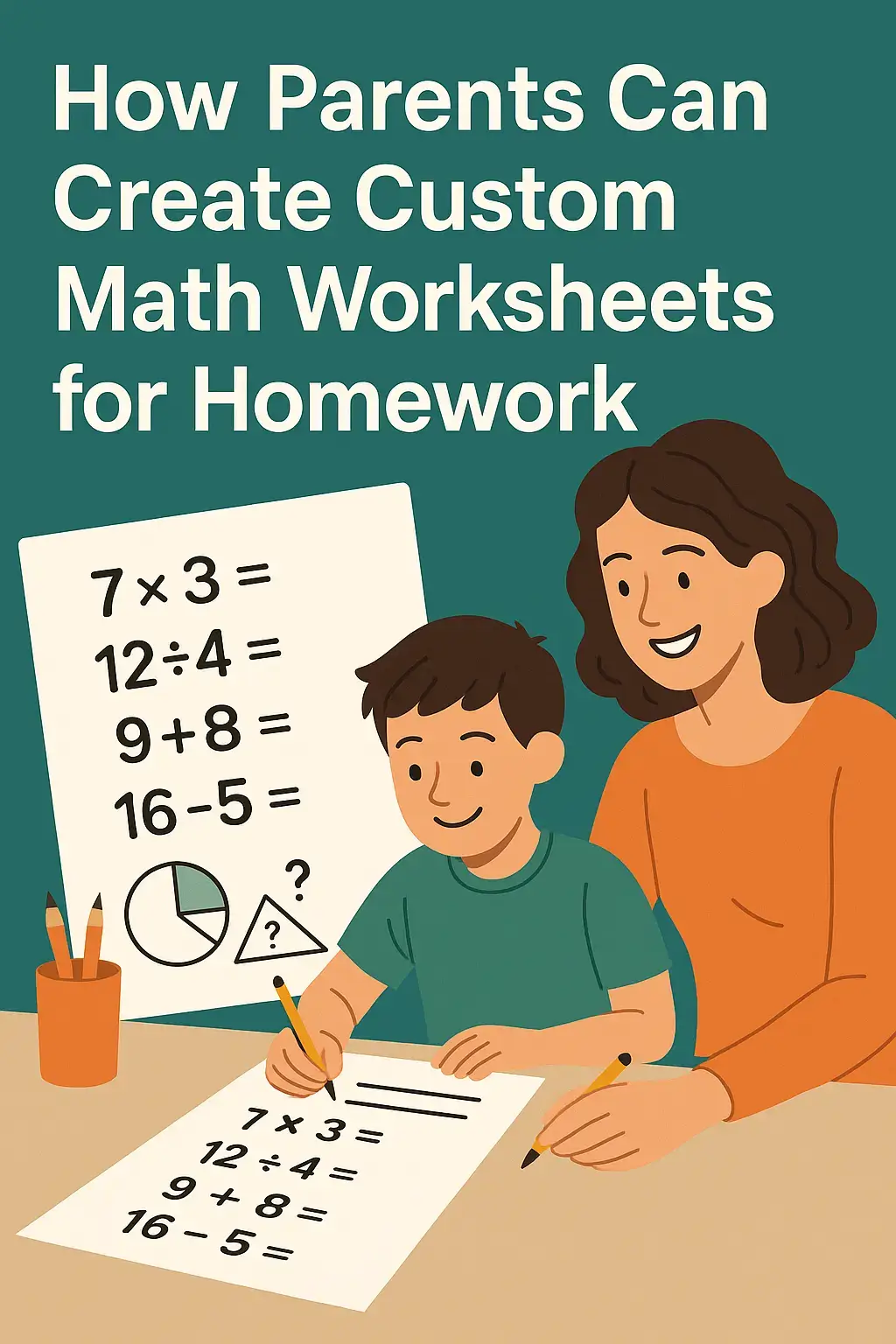 How Parents Can Create Custom Math Worksheets for Homework