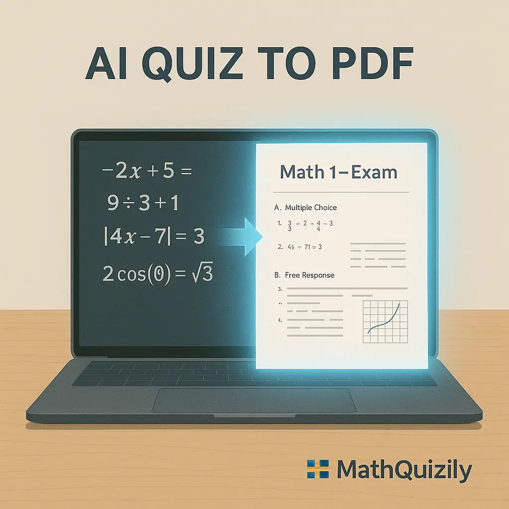 PDF to Quiz? Try Quiz to PDF — Why Teachers Prefer Ready-to-Print Tests