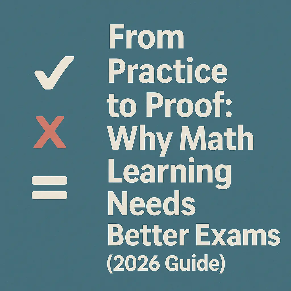 From Practice to Proof: Why Math Learning Needs Better Exams (2026 Guide)