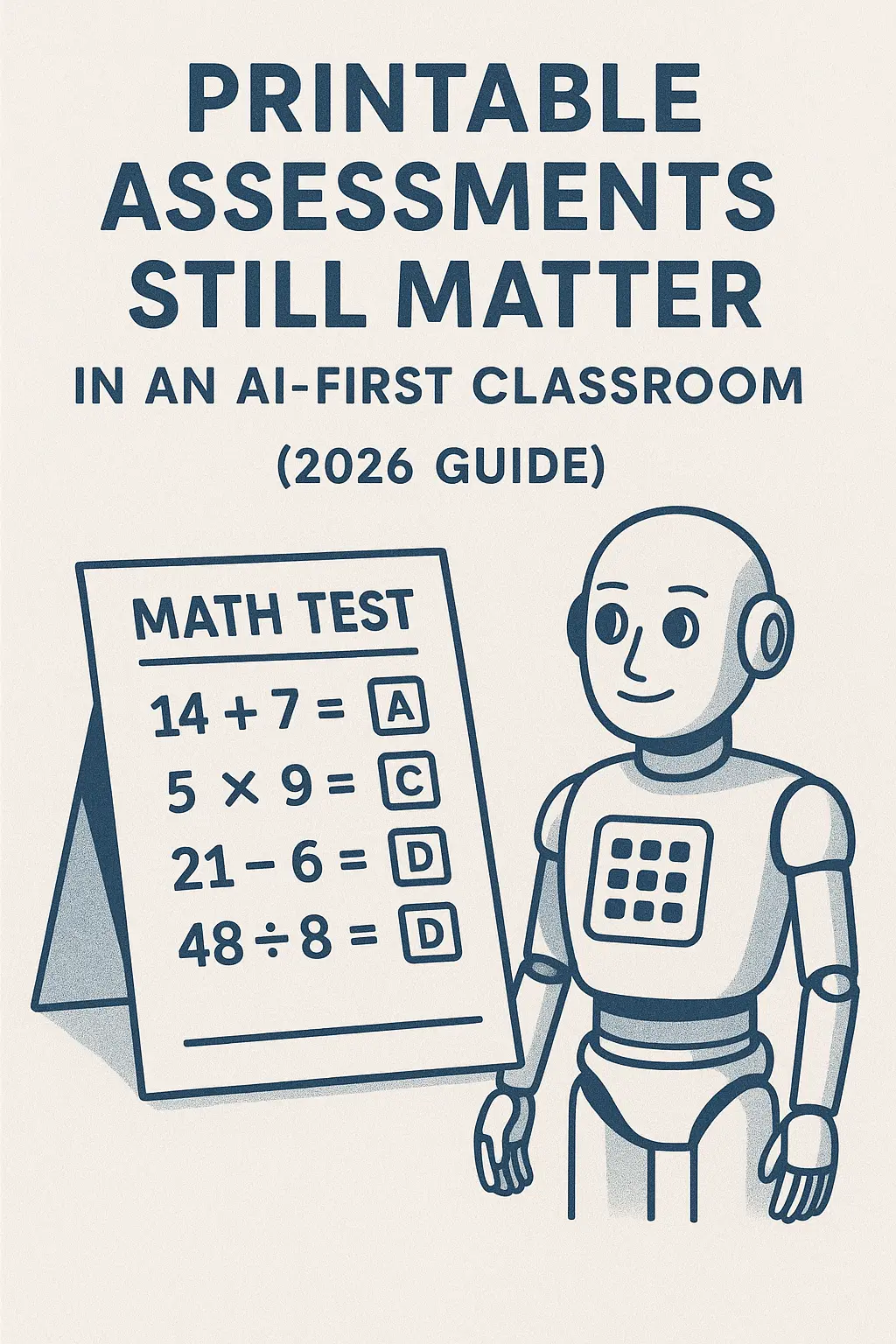Why Printable Assessments Still Matter in an AI-First Classroom (2026 Guide)