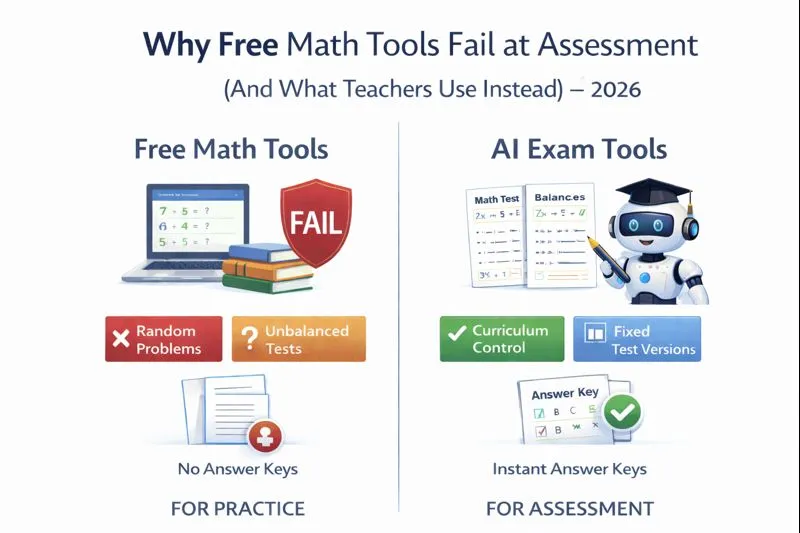 Why Free Math Tools Fail at Assessment (And What Teachers Use Instead) – 2026